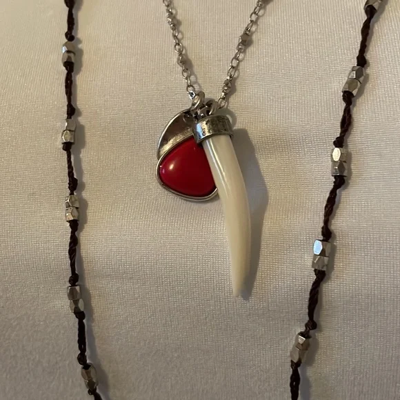 Lucky Brand Three Strand Necklace - Picture 3 of 6